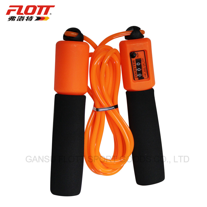 FJR-1302 FLOTT Foam Handle PVC Counting Jump Rope