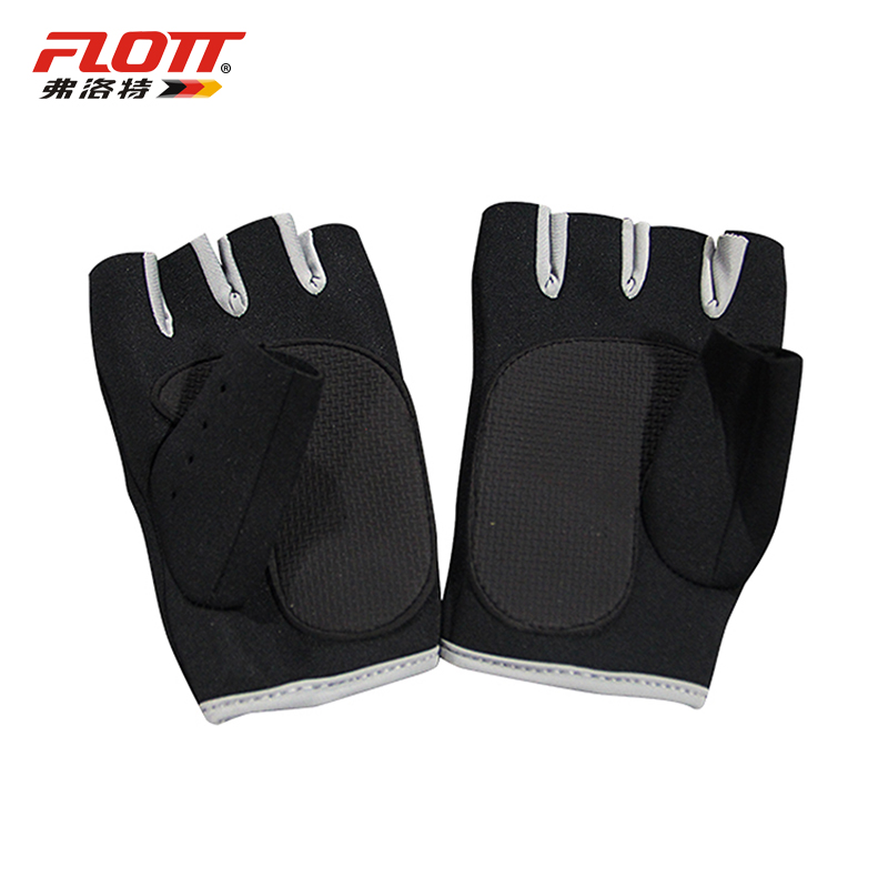 FPT-1516 FLOTT Half Finger  Gym Gloves with Anti Slip Palm Support