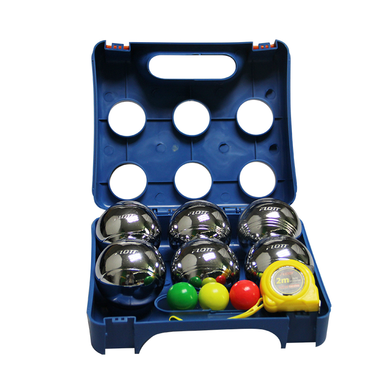 FZB-0186 FLOTT Chrome Petanque ball set (6 balls)