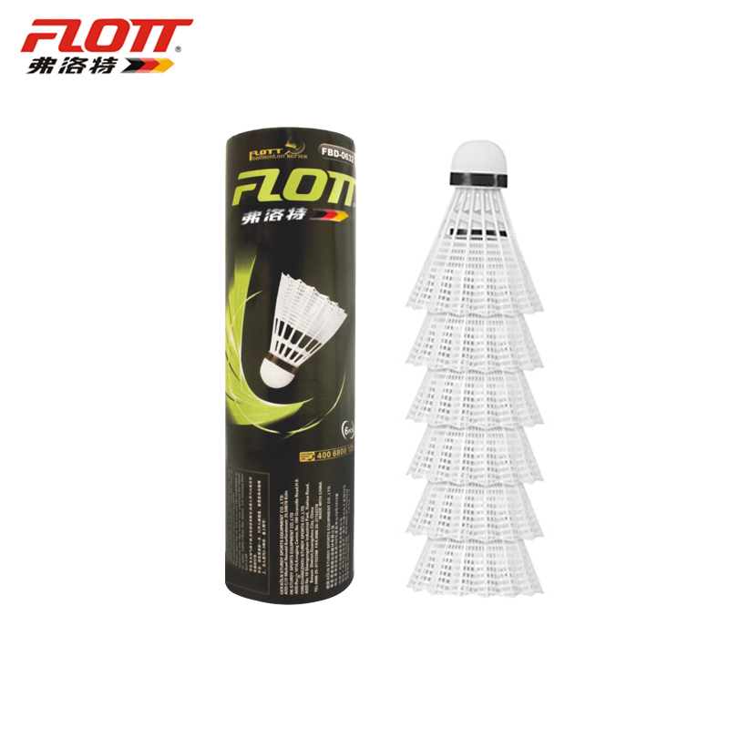 FBD-0632 FLOTT NYLON SHUTTLECOCK (6 PCS)